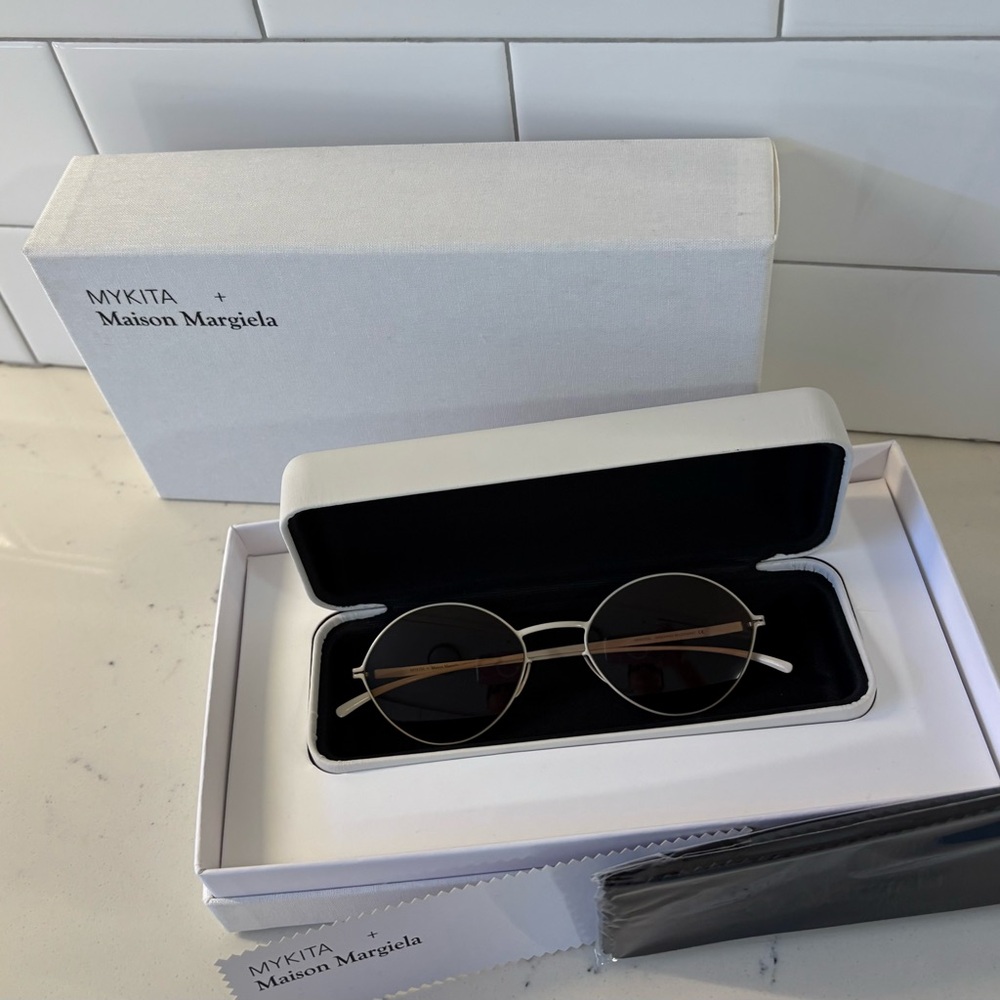 Maison Margiela Sunglasses 🕶️ MYKITA + Maison Margiela Unisex Metal Sunglasses - Picture 10 of 14